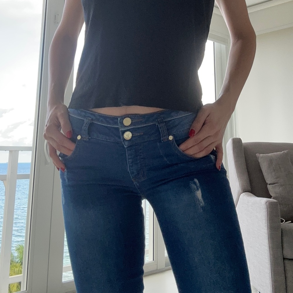 Studio F Perfect-Fit Stretch Jeans - Size 2